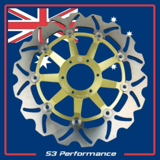 Gold Stopp Front Disc Brake Rotor fits Honda VFR800 Fi-W,X,Y,1,2,3,4,5 1998-2013