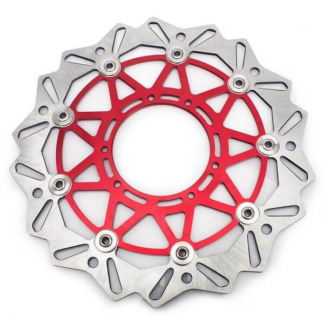 320mm Red Oversize Front Floating Disc for Honda CRF250R, CR125, CR250, CR500