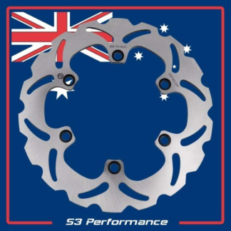 Rear Brake Disc Motorcycle Kawasaki ZX750 GPZ750 Unitrack 83-89 83-89 Motorbike