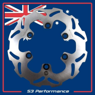 Front Brake Disc Wave Disc Kawasaki KLX140 17" Front Wheel 2008, 2009, 2010, 2011, 2012, 2013, 2014, 2015, 2016, 2017, 2018, 2019, 2020, 202