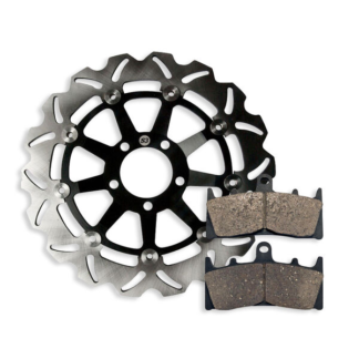 Front Brake Disc and Pads fits Kawasaki ZX-6R ZX600 Ninja 1998-2001 98-01