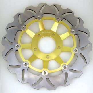 Stopp Gold Front Brake Disc and Pads fits Kawasaki ZX750 ZX-7R Ninja 1996-2003 96-03