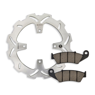 Front Brake Disc and Pads fits Kawasaki KX250F KX 250F 2004-2005 04-05