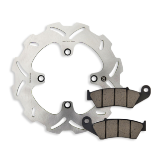 Front Brake Disc and Pads fits Kawasaki KDX220 KDX220R 1997-2006 97-06