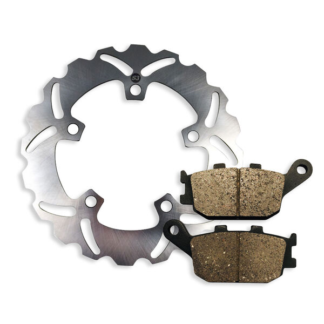 Rear Brake Disc and Pads fits Yamaha YZF-R1 YZFR1 R1 2004-2006 04-06