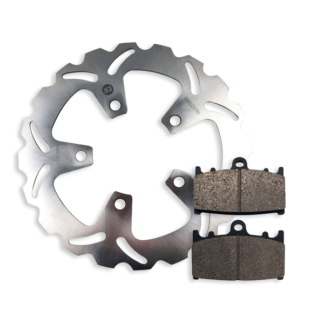Front Brake Disc and Pads fits  Kawasaki ZX750 ZXR750R  1991-1995 91-95
